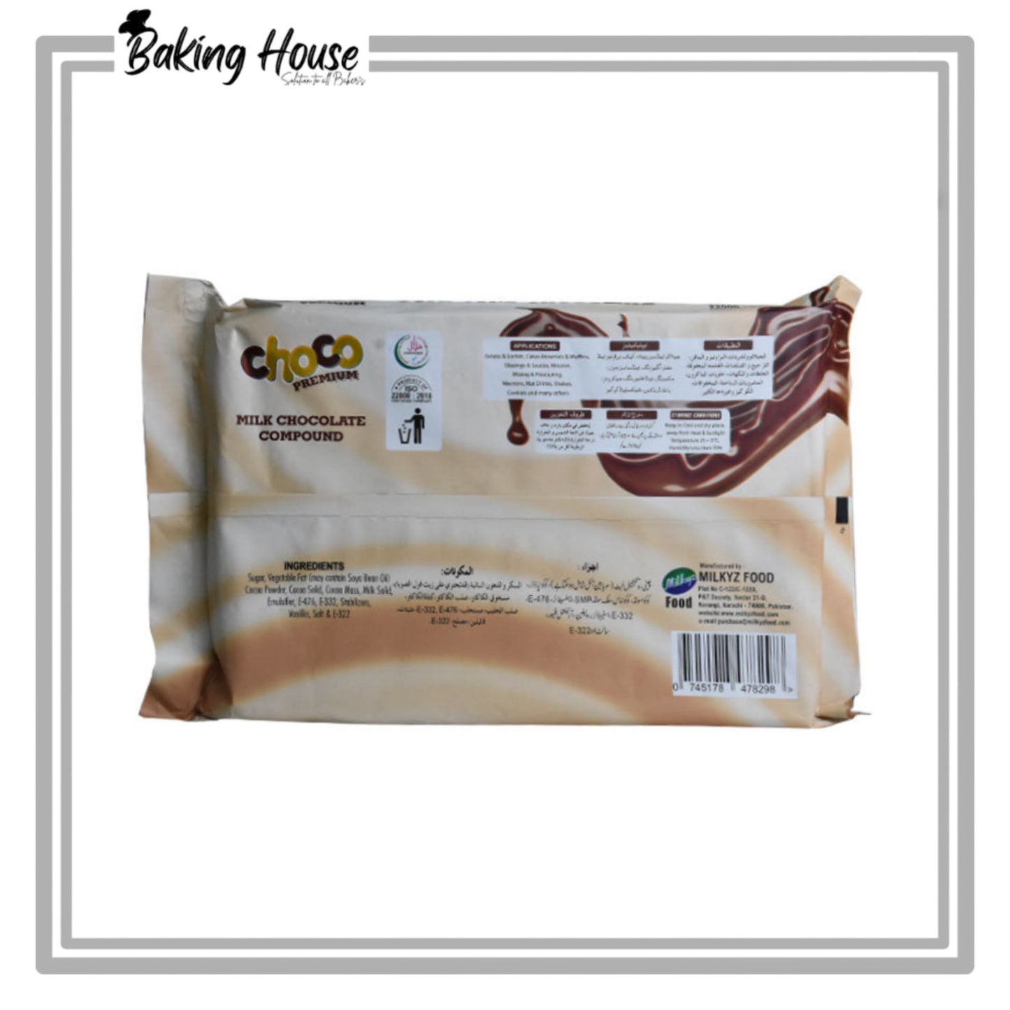 Milkyz Food Choco Premium Milk Compound Chocolate 2kg