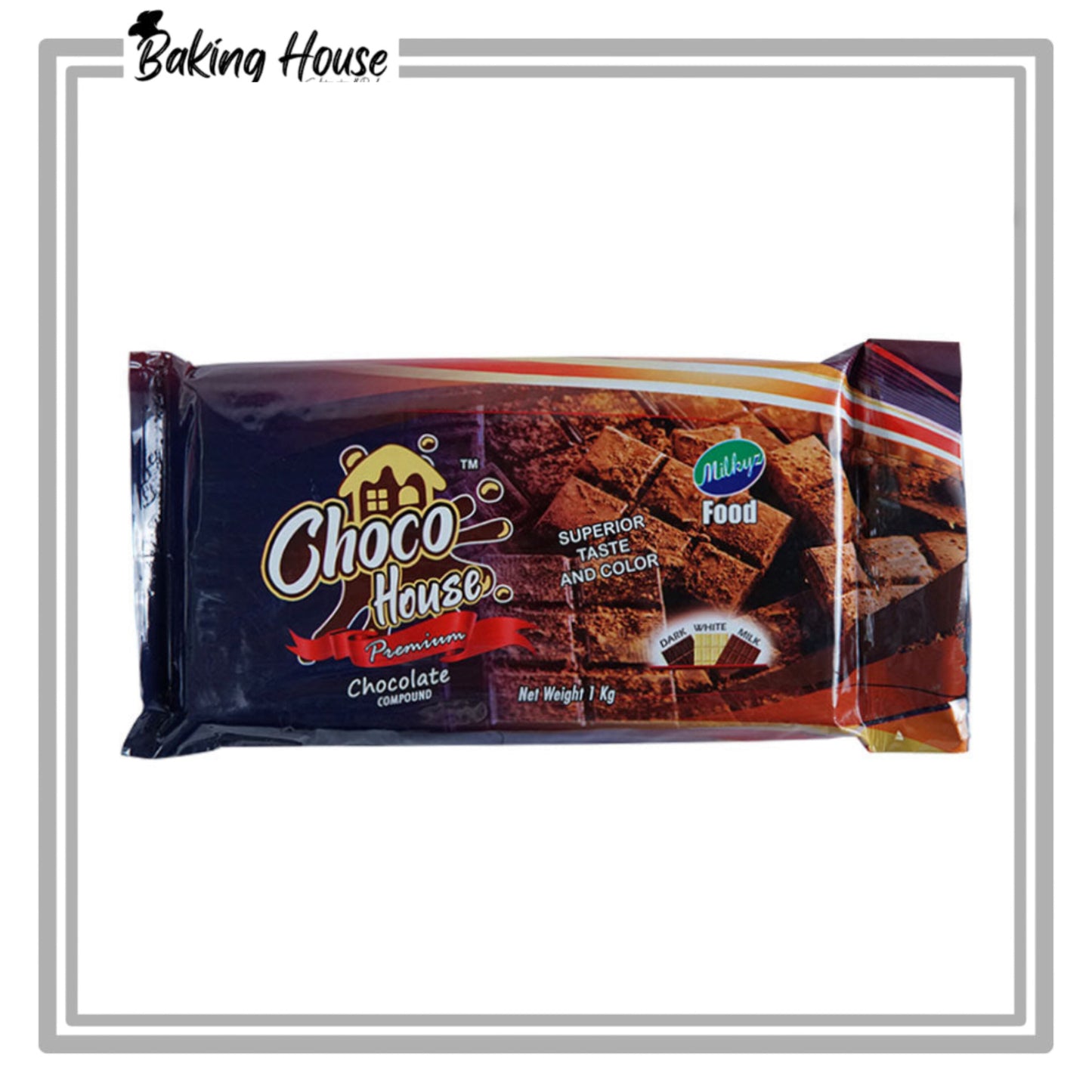 Milkyz Food Choco House Compound Milky Chocolate 2kg