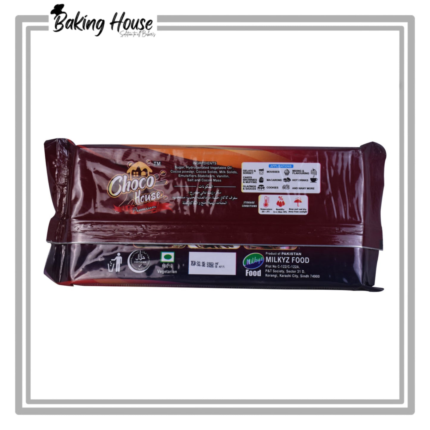 Milkyz Food Choco House Compound Milky Chocolate 2kg