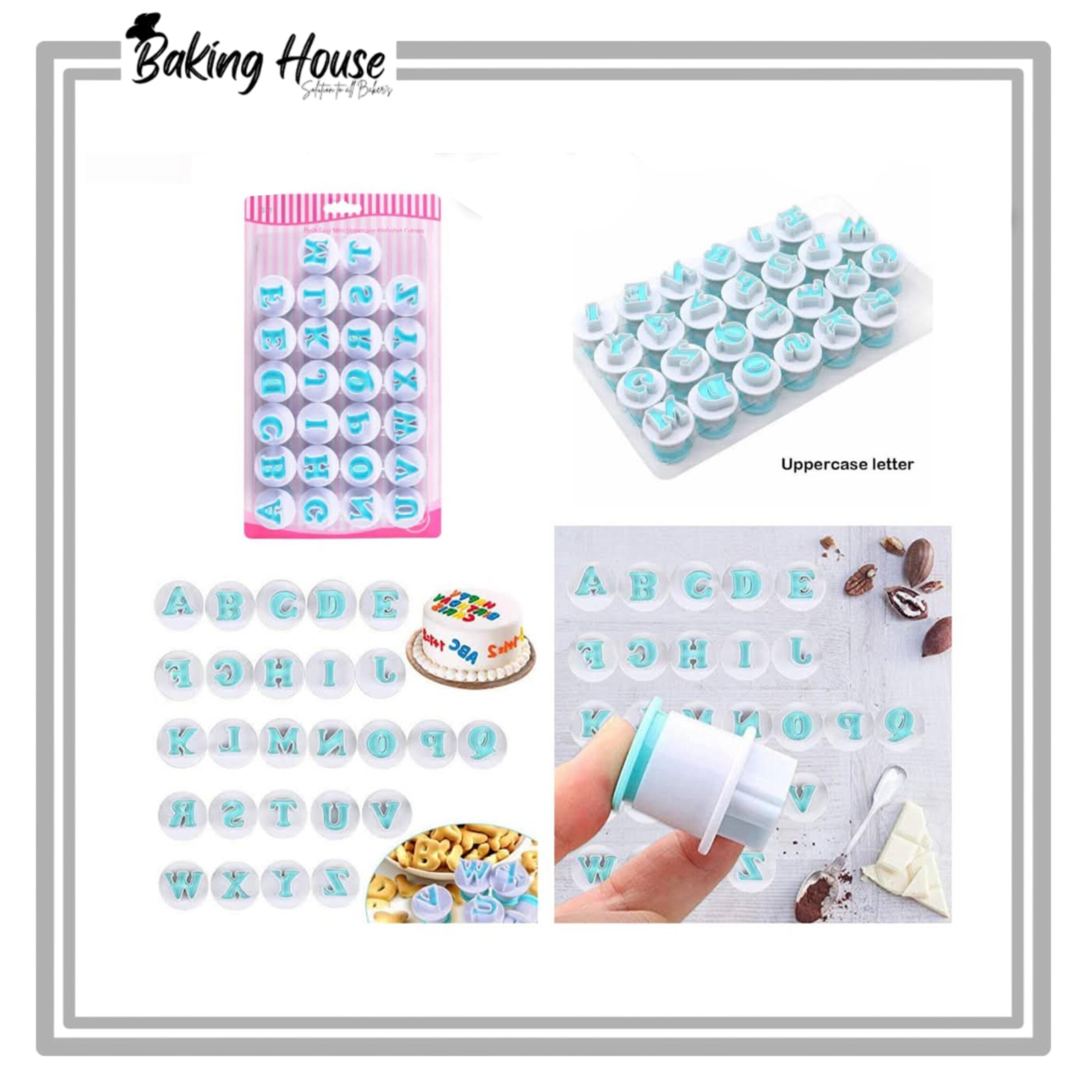 A-Z Capital Alphabet Planjer & Cookie Cutter – Baking House