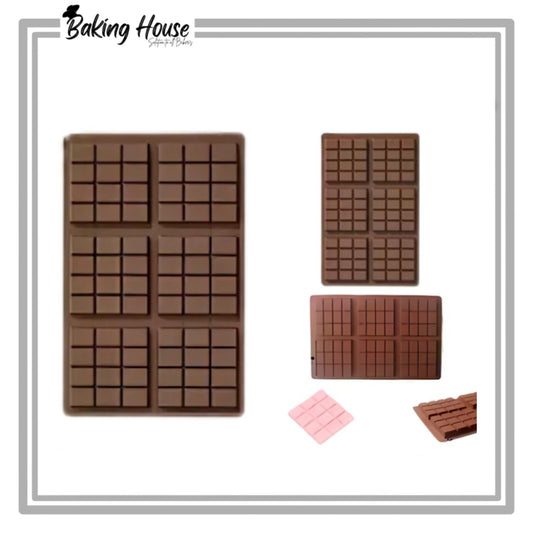 6 Bar Cavity Silicon Chocolate Mould