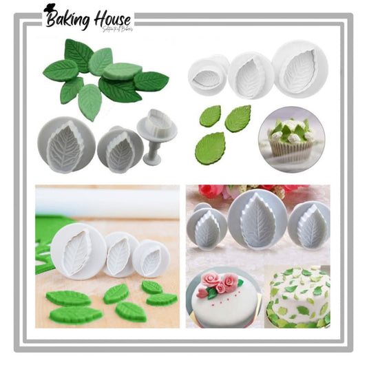4pcs Leaf Planjer And Cookie Cutter