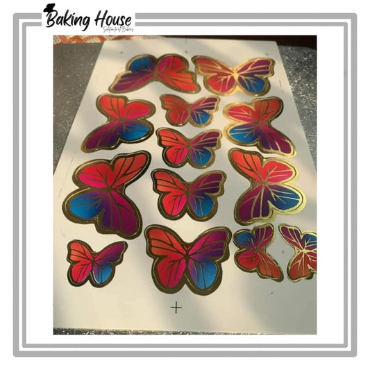 Multi Card Butterfly For Cake Decorating